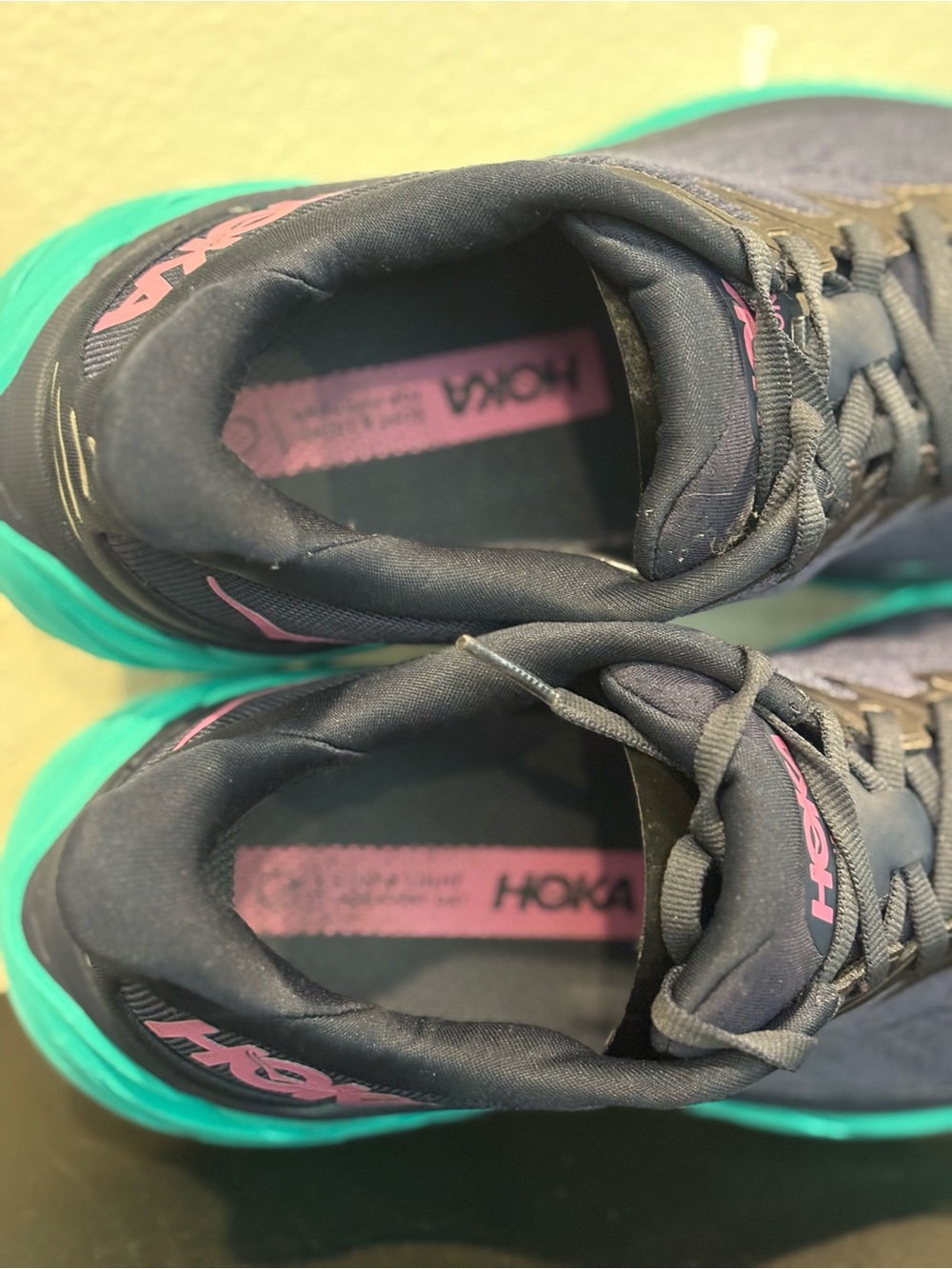 Hoka One One Clifton 8 Wide Athletic Sneaker Shoes Outer Space Women’s Sz 7 D - Picture 7 of 10